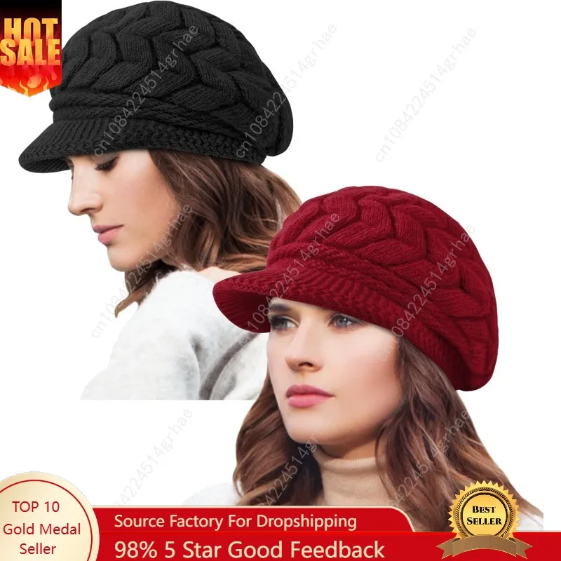 YSense 2 Pack Womens Winter Hats Warm Knit Hat Slouchy Beanie Cap with Brim Gifts
YSense 2 Pack Womens Winter Hats Warm Knit Hat Slouchy Beanie Cap with Brim Gifts