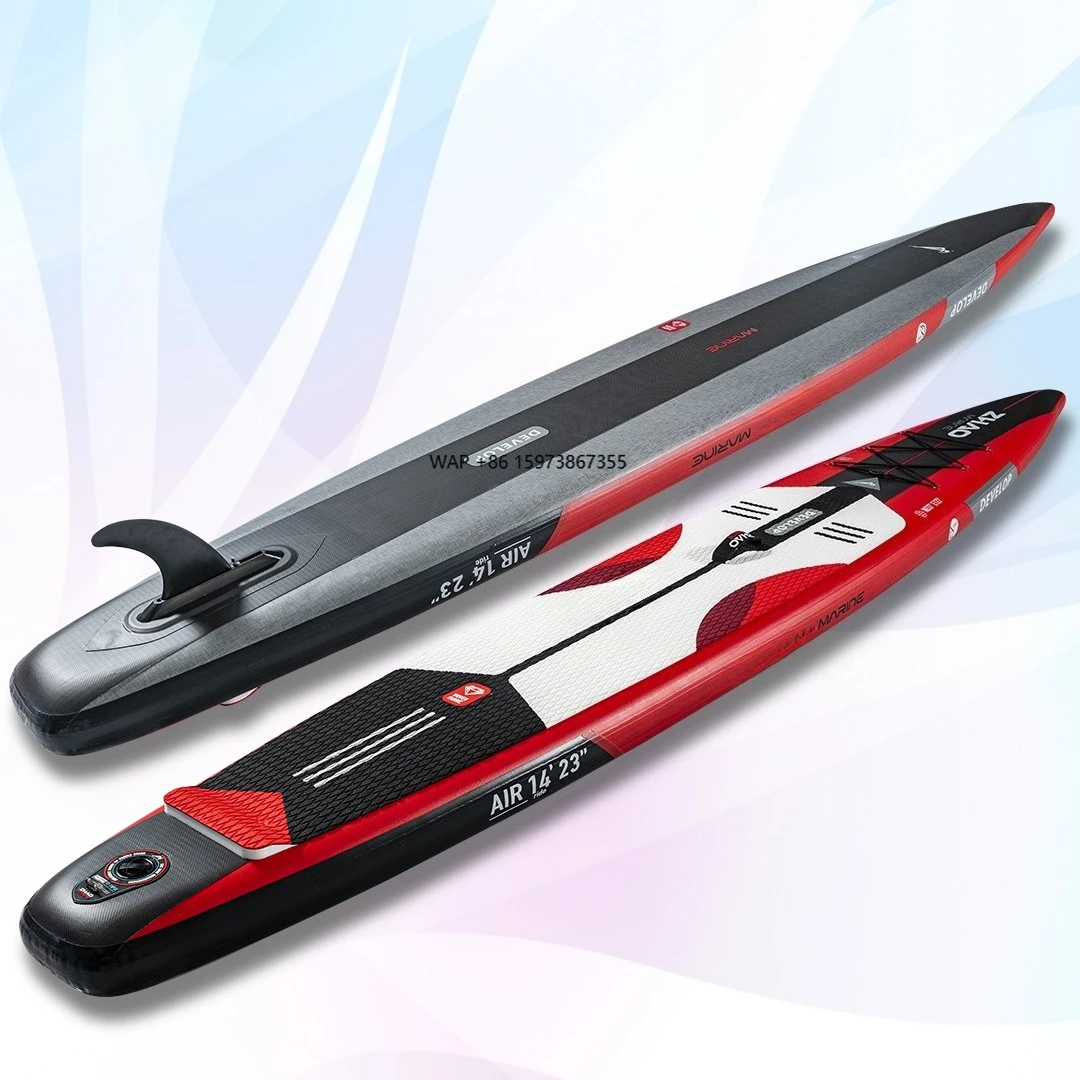 Hot Sale New Soft Top Air Inflatable Racing SUP Board Top Quality Inflatable Stand up Racing Surfing SUP Paddle Board
Hot Sale New Soft Top Air Inflatable Racing SUP Board Top Quality Inflatable Stand up Racing Surfing SUP Paddle Board
