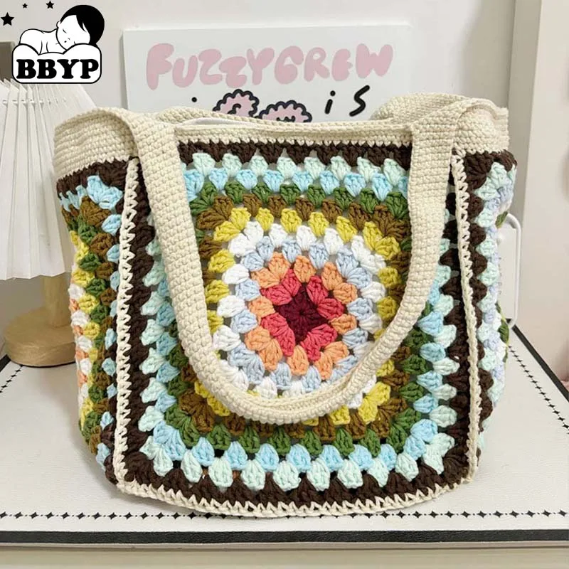 Богемные вязаные крючком женские сумки на плечо, вместительные сумки-тоут, повседневные женские сумки, большие сумки-шопперы, пляжные сумки
Богемные вязаные крючком женские сумки на плечо, вместительные сумки-тоут, повседневные женские сумки, большие сумки-шопперы, пляжные сумки