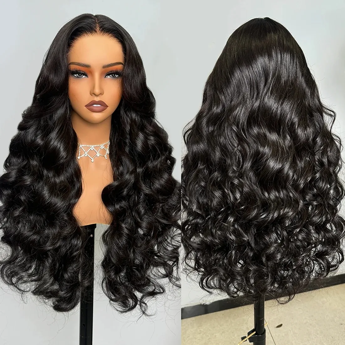 13x6 HD Transparent Lace Frontal Human Hair Wig 30 Inch Body Wave 250 Density Lace Front Wig PrePlucked For Black Women
13x6 HD Transparent Lace Frontal Human Hair Wig 30 Inch Body Wave 250 Density Lace Front Wig PrePlucked For Black Women