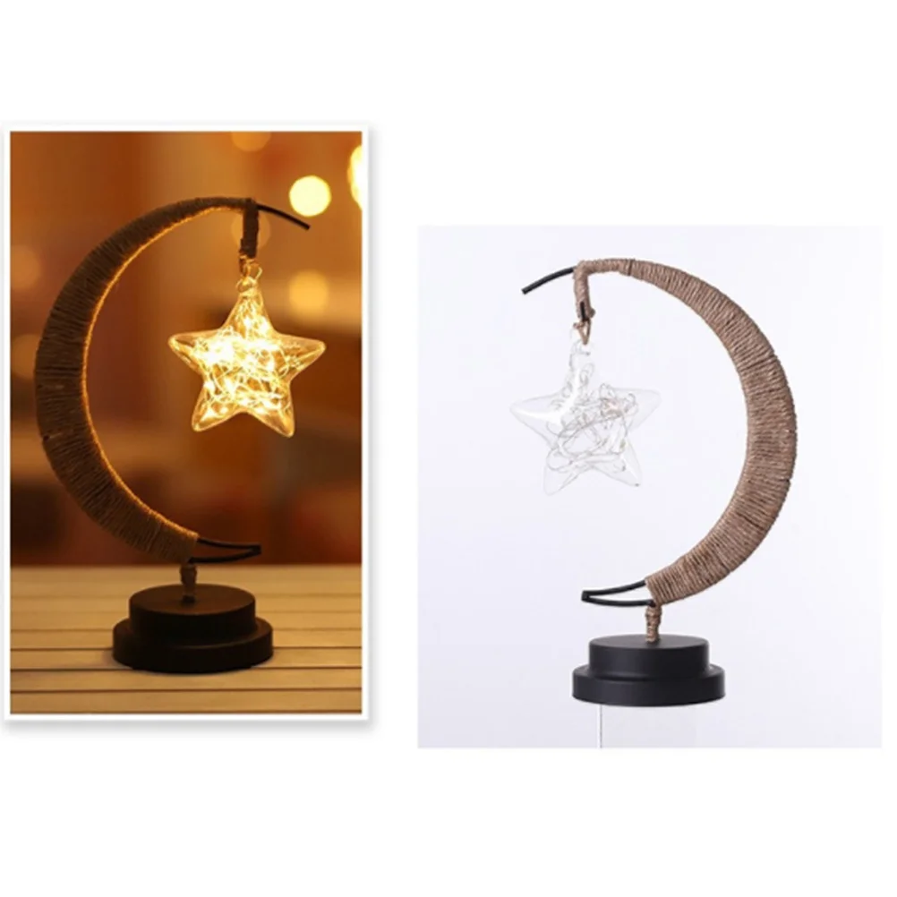 USB Iron Night Lamp LED Star Moon Shape Creative Night Light Energy Saving Desk Lamp Bedroom Decoration Star Light
USB Iron Night Lamp LED Star Moon Shape Creative Night Light Energy Saving Desk Lamp Bedroom Decoration Star Light