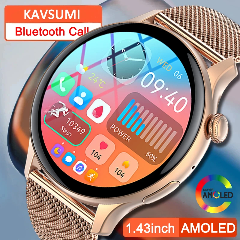 2024 NFC Smart Watch Women 390*390 Screen GPS Movement Track Sport Watches Women HD Bluetooth Call Heart Rate ECG Smartwatch
2024 NFC Smart Watch Women 390*390 Screen GPS Movement Track Sport Watches Women HD Bluetooth Call Heart Rate ECG Smartwatch