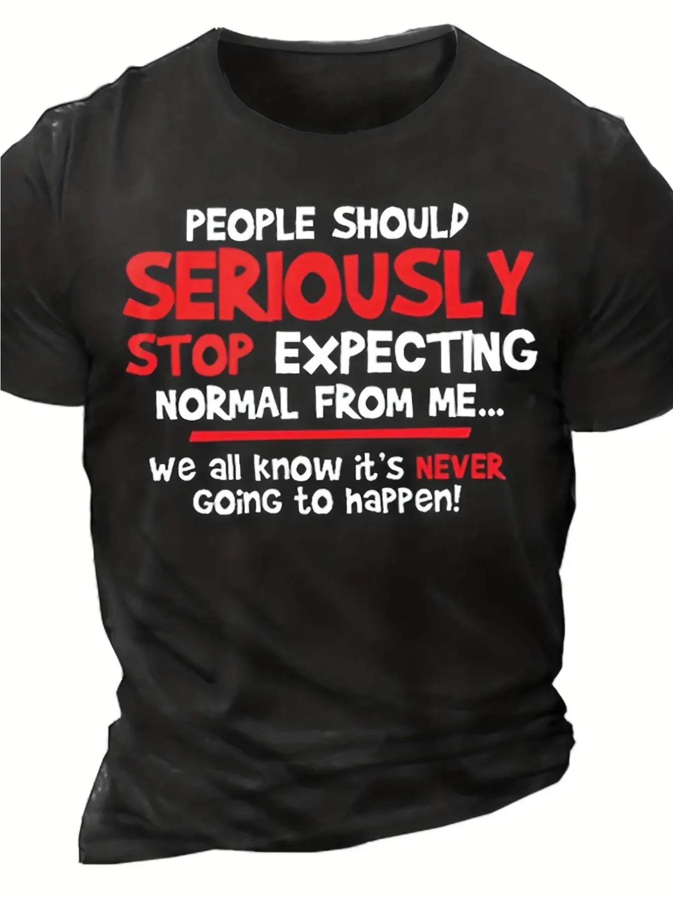 Plus Size "Stop Expecting" Graphic Tee - Comfy 220g Cotton T-Shirt Funny Statement Great
Plus Size "Stop Expecting" Graphic Tee - Comfy 220g Cotton T-Shirt Funny Statement Great