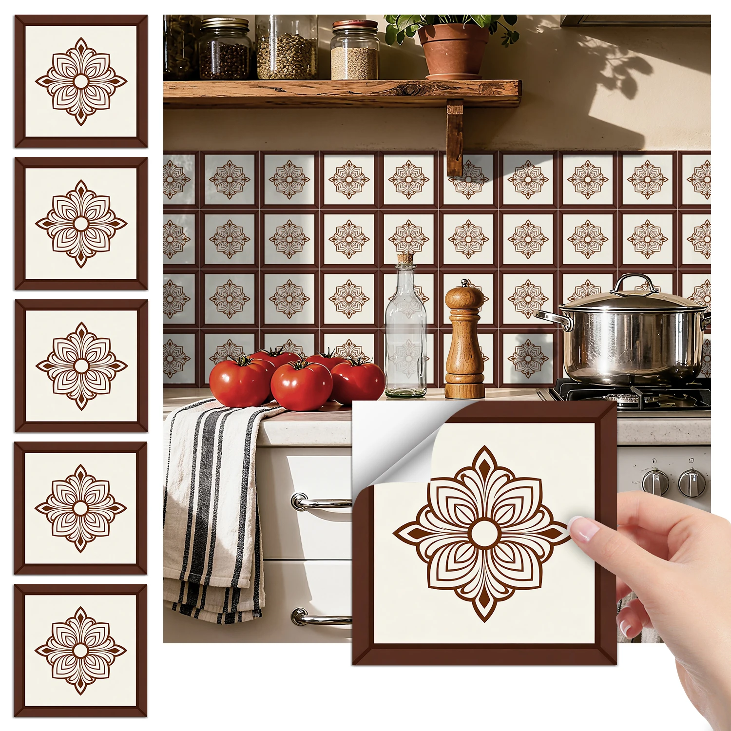 Stickers muraux bohème tuiles autocollantes décoration murale, cuisine, résistant à l'usure, décoration intérieure 36 pièces
Stickers muraux bohème tuiles autocollantes décoration murale, cuisine, résistant à l'usure, décoration intérieure 36 pièces