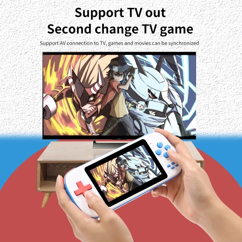 XY-11 Handheld Game Console 4.3 Inch HD Screen Portable Video Game Machine Built-in 6800 Classic Games Support TV Out Boy Gifts
XY-11 Handheld Game Console 4.3 Inch HD Screen Portable Video Game Machine Built-in 6800 Classic Games Support TV Out Boy Gifts