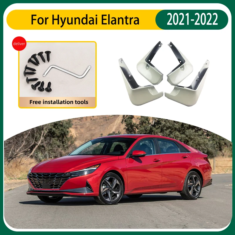 4 шт. автомобильные брызговики для Hyundai Elantra, аксессуары Avante CN7 i30 Sedan 2021 2022, автомобильные брызговики, передние и задние крылья
4 шт. автомобильные брызговики для Hyundai Elantra, аксессуары Avante CN7 i30 Sedan 2021 2022, автомобильные брызговики, передние и задние крылья