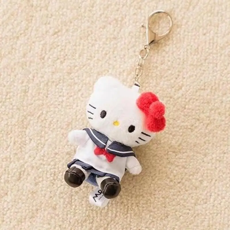 Japan Sanrio Me Collaboration Hello Kitty Uniform Plush Doll Cute Bag Pendant Decoration Keychain Ornament Gift for Friends
Japan Sanrio Me Collaboration Hello Kitty Uniform Plush Doll Cute Bag Pendant Decoration Keychain Ornament Gift for Friends
