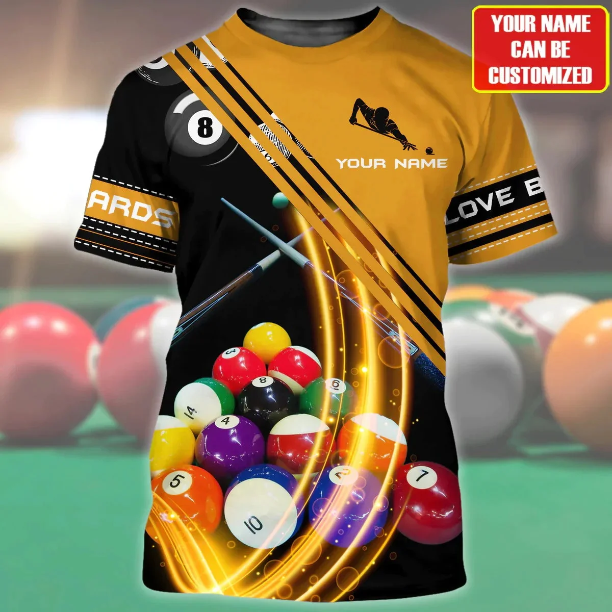 Summer Fashion Mens t shirt Billiard Personalized 3D Printed Unisex Tshirt For Billiard Player Harajuku Casual T-Shirt DW197
Summer Fashion Mens t shirt Billiard Personalized 3D Printed Unisex Tshirt For Billiard Player Harajuku Casual T-Shirt DW197