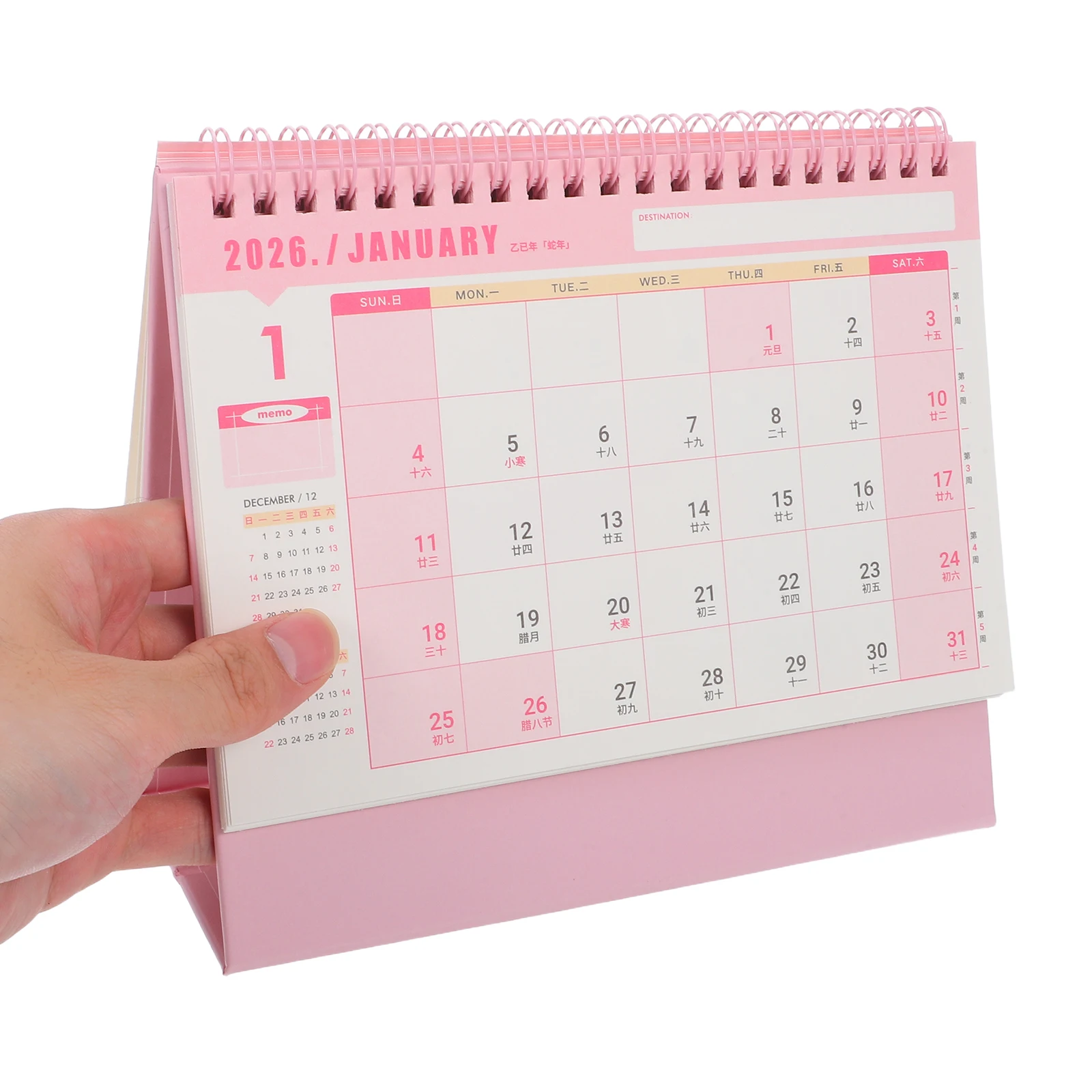 2026 Desk Calendar Office Desktop Accessories Vertical Pink Paper Supplies Student
2026 Desk Calendar Office Desktop Accessories Vertical Pink Paper Supplies Student