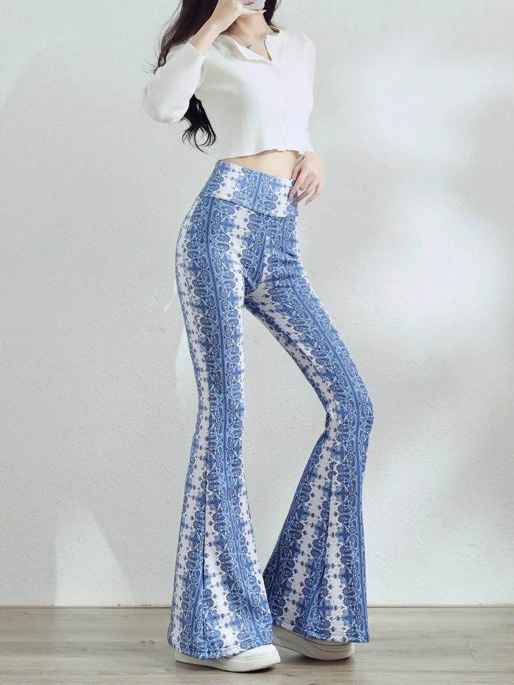Thickened Printed Flare Pants Fall/Winter High Waist Stretch Plus Size Women Pants Fashion Y2k Warm Slim Street Trousers Female
Thickened Printed Flare Pants Fall/Winter High Waist Stretch Plus Size Women Pants Fashion Y2k Warm Slim Street Trousers Female