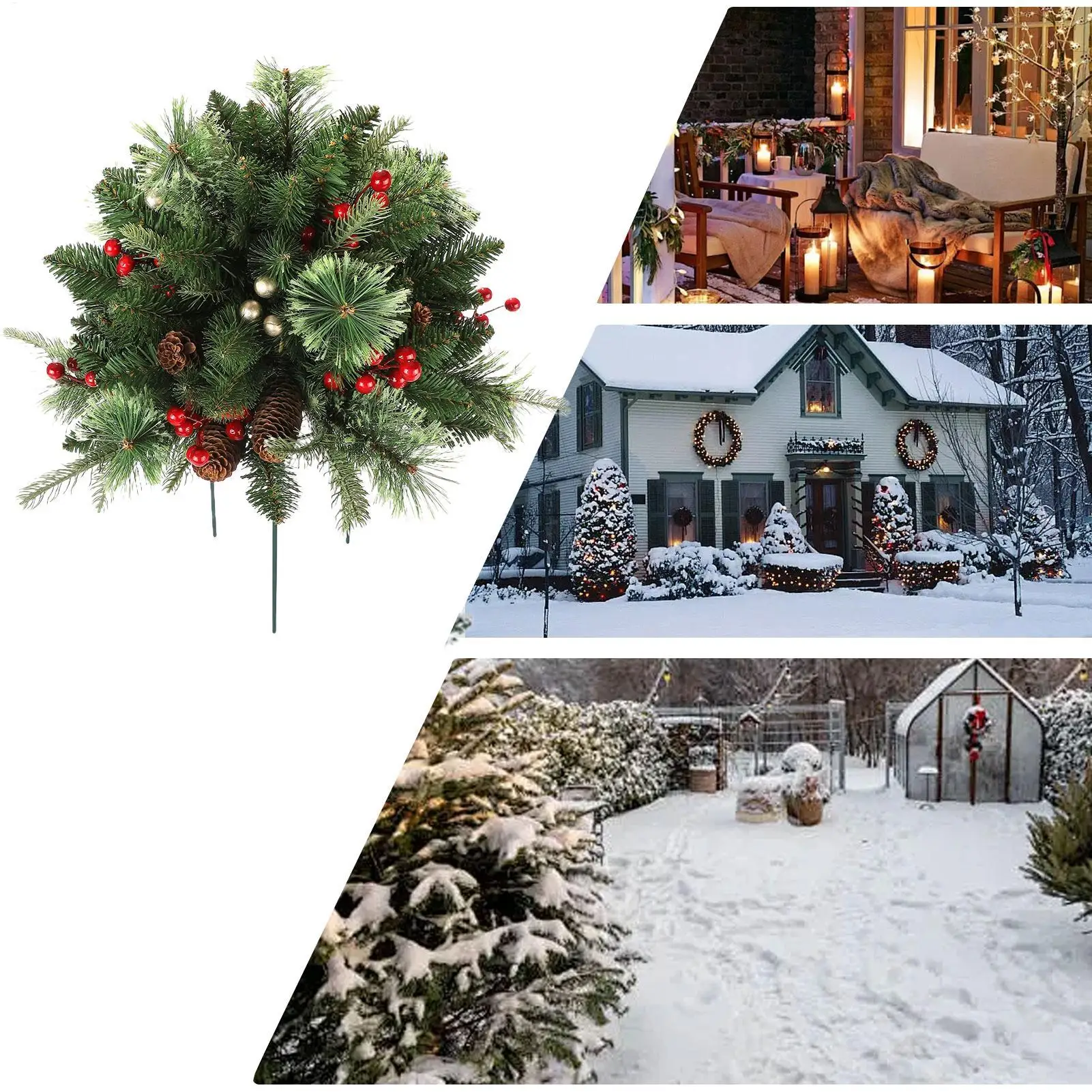 Yard Stakes For Decorations Artificial Christmas Tree Insert Decoration Art Ground Spikes For Spring Porch Backyard Pathway
Yard Stakes For Decorations Artificial Christmas Tree Insert Decoration Art Ground Spikes For Spring Porch Backyard Pathway