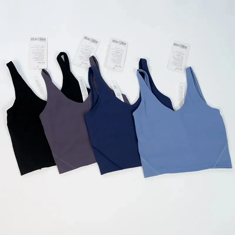 Women's yoga vest with U-shaped straps and built-in breast pads, offering a bare-skin feel suitable for fitness and exercise.
Women's yoga vest with U-shaped straps and built-in breast pads, offering a bare-skin feel suitable for fitness and exercise.
