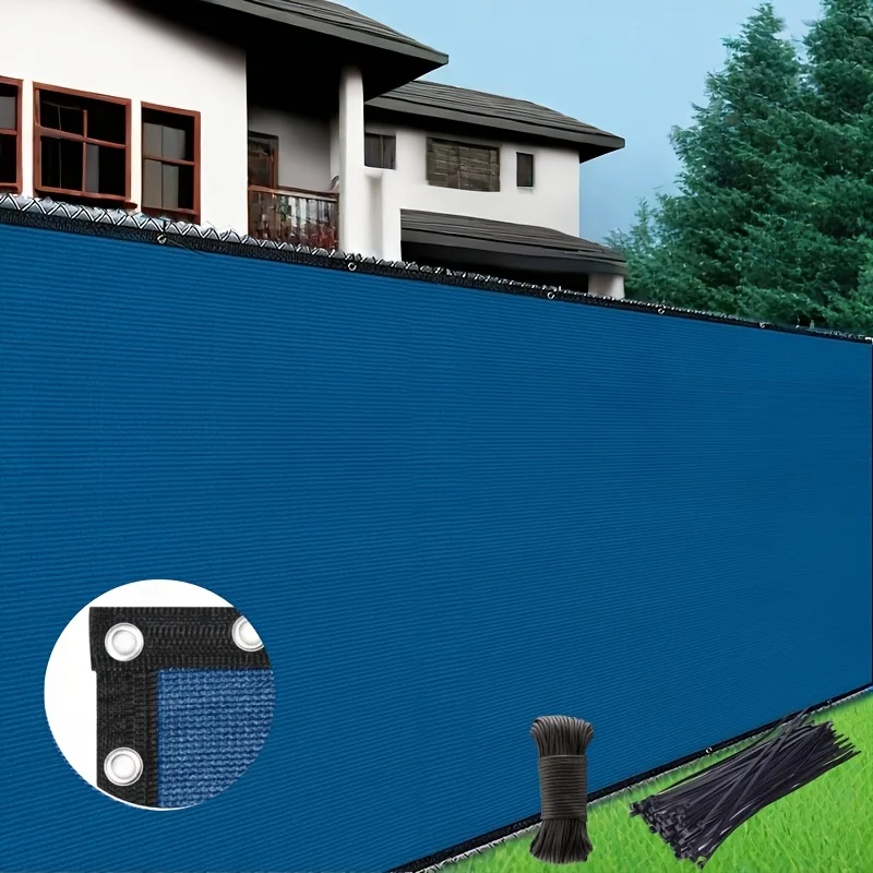 4/5/6ft Fence Privacy Screen, Heavy Duty Privacy Fence Screen, Outdoor Shade Cloth Mesh Barrier, Cable Zip Ties Included, Blue
4/5/6ft Fence Privacy Screen, Heavy Duty Privacy Fence Screen, Outdoor Shade Cloth Mesh Barrier, Cable Zip Ties Included, Blue