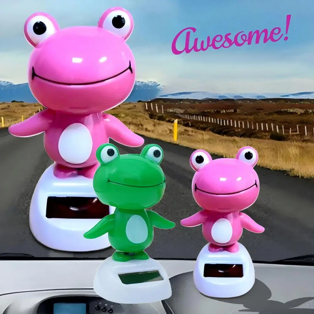 Solar Powered Dancing P-ink Frog Car Dashboard Decoration Shake Head Frog Car Swinging Bobble Head Frog Auto Interior Ornaments
Solar Powered Dancing P-ink Frog Car Dashboard Decoration Shake Head Frog Car Swinging Bobble Head Frog Auto Interior Ornaments