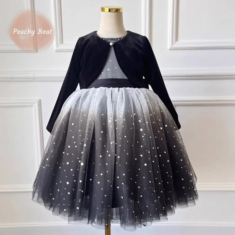 Baby Girl Princess Sequnis Bow Tutu Dress Sleeveless Infant Toddle Child Elegant Tulle Vestido Birthday Party Baby Clothes 3-12Y
Baby Girl Princess Sequnis Bow Tutu Dress Sleeveless Infant Toddle Child Elegant Tulle Vestido Birthday Party Baby Clothes 3-12Y