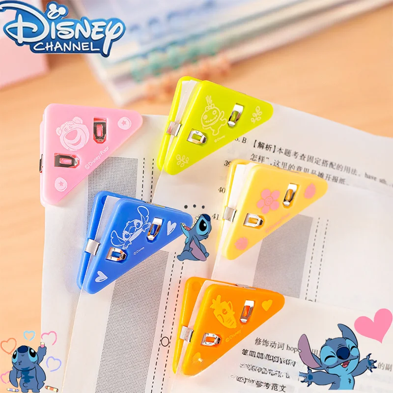 New Disney Stitch File Corner Clip Creative Triangle Clip Strawberry Bear Anime Stationery Storage Office Plastic Clip Wholesale
New Disney Stitch File Corner Clip Creative Triangle Clip Strawberry Bear Anime Stationery Storage Office Plastic Clip Wholesale