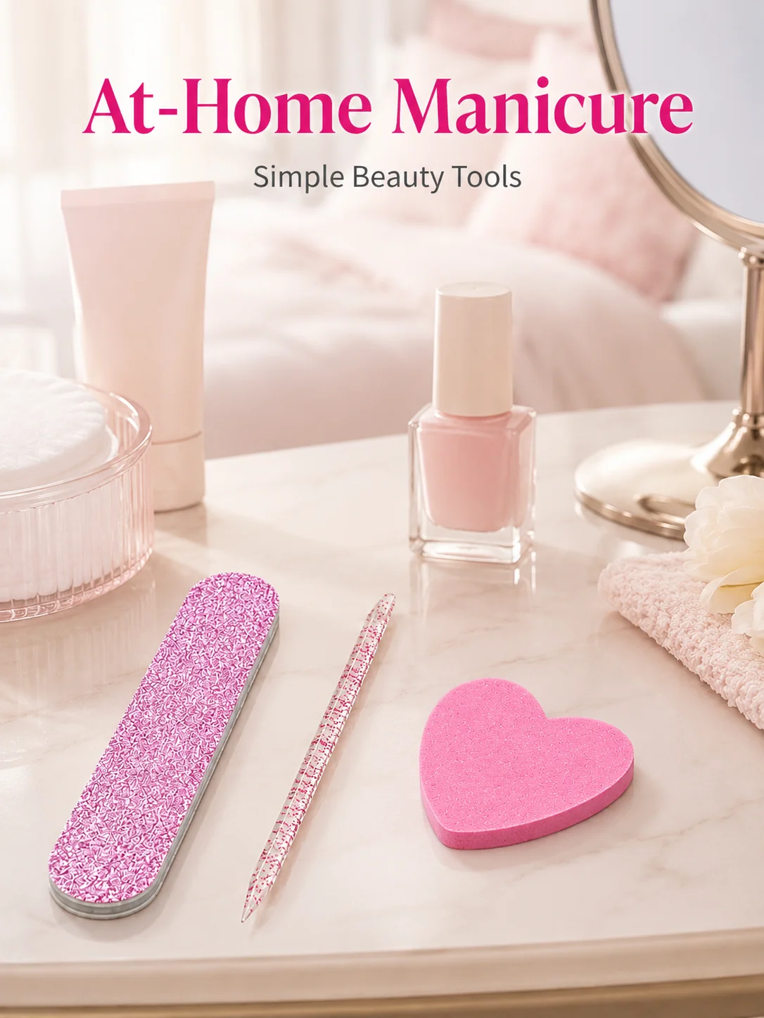 3 Pcs Nail Tool Set, Crystal Point Nail Art Detail Stick, Heart Shaped Sponge Buffer Block and Wooden Nail File Strip, Manicure Polishing Repairing Kit for Natural Nails, Acrylic Nails, Gel Nails, DIY Nail Care, Salon, Travel, Home Beauty Use, Portable
3 Pcs Nail Tool Set, Crystal Point Nail Art Detail Stick, Heart Shaped Sponge Buffer Block and Wooden Nail File Strip, Manicure Polishing Repairing Kit for Natural Nails, Acrylic Nails, Gel Nails, DIY Nail Care, Salon, Travel, Home Beauty Use, Portable