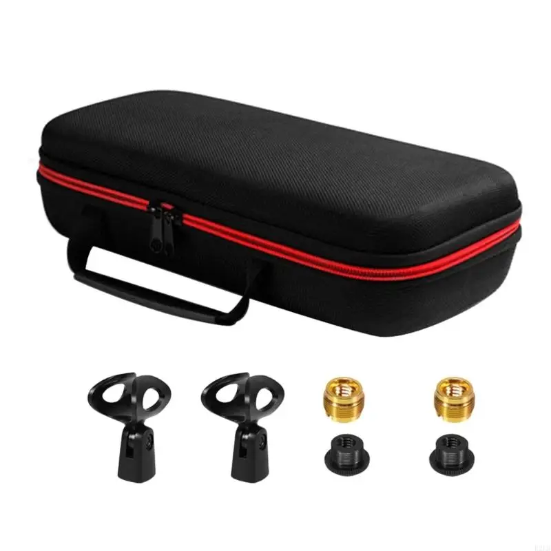 R2LB Portable Carrying Case with Inner Mesh Pocket For Microphone Storage Bag Protectors For Music Lover Enthusiasts
R2LB Portable Carrying Case with Inner Mesh Pocket For Microphone Storage Bag Protectors For Music Lover Enthusiasts