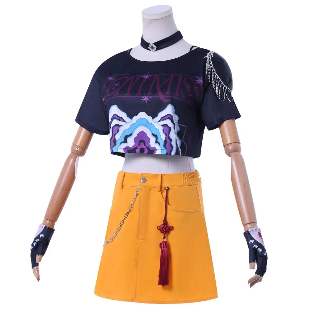 K-Pop Mira Rumi Zoey Demon Hunters Cosplay Costume Wig for Women Clothes Girl Group Idol Roleplay Outfit Halloween Suit 2025
K-Pop Mira Rumi Zoey Demon Hunters Cosplay Costume Wig for Women Clothes Girl Group Idol Roleplay Outfit Halloween Suit 2025