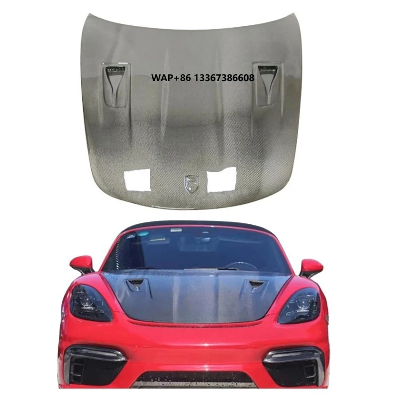 718 981 991 Cayman Boxster Double-sided Carbon Fiber Hood
718 981 991 Cayman Boxster Double-sided Carbon Fiber Hood