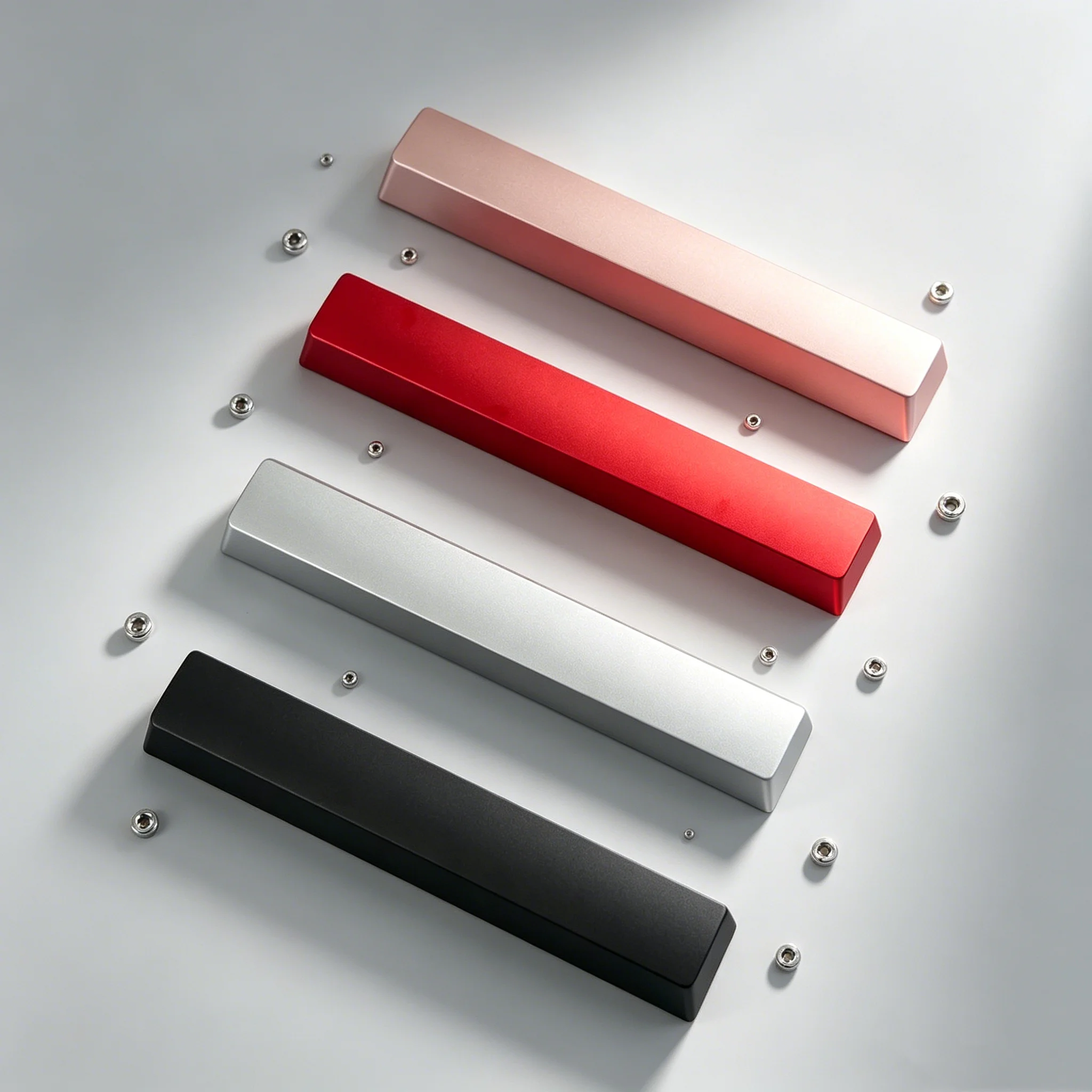 Mechanical Keyboard Metal Space Bar Keycap 6.25u Aluminum Alloy CNC Anodic Oxidation Spacebar High-end Key Caps Cherry Profile
Mechanical Keyboard Metal Space Bar Keycap 6.25u Aluminum Alloy CNC Anodic Oxidation Spacebar High-end Key Caps Cherry Profile