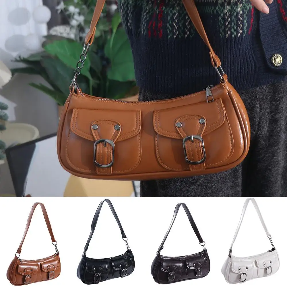 Fashion New Design Buckle Armpit Bag Y2K Harajuku Y2k Shoulder Bags Casual Gothic Spicy Girls Handbag Women
Fashion New Design Buckle Armpit Bag Y2K Harajuku Y2k Shoulder Bags Casual Gothic Spicy Girls Handbag Women