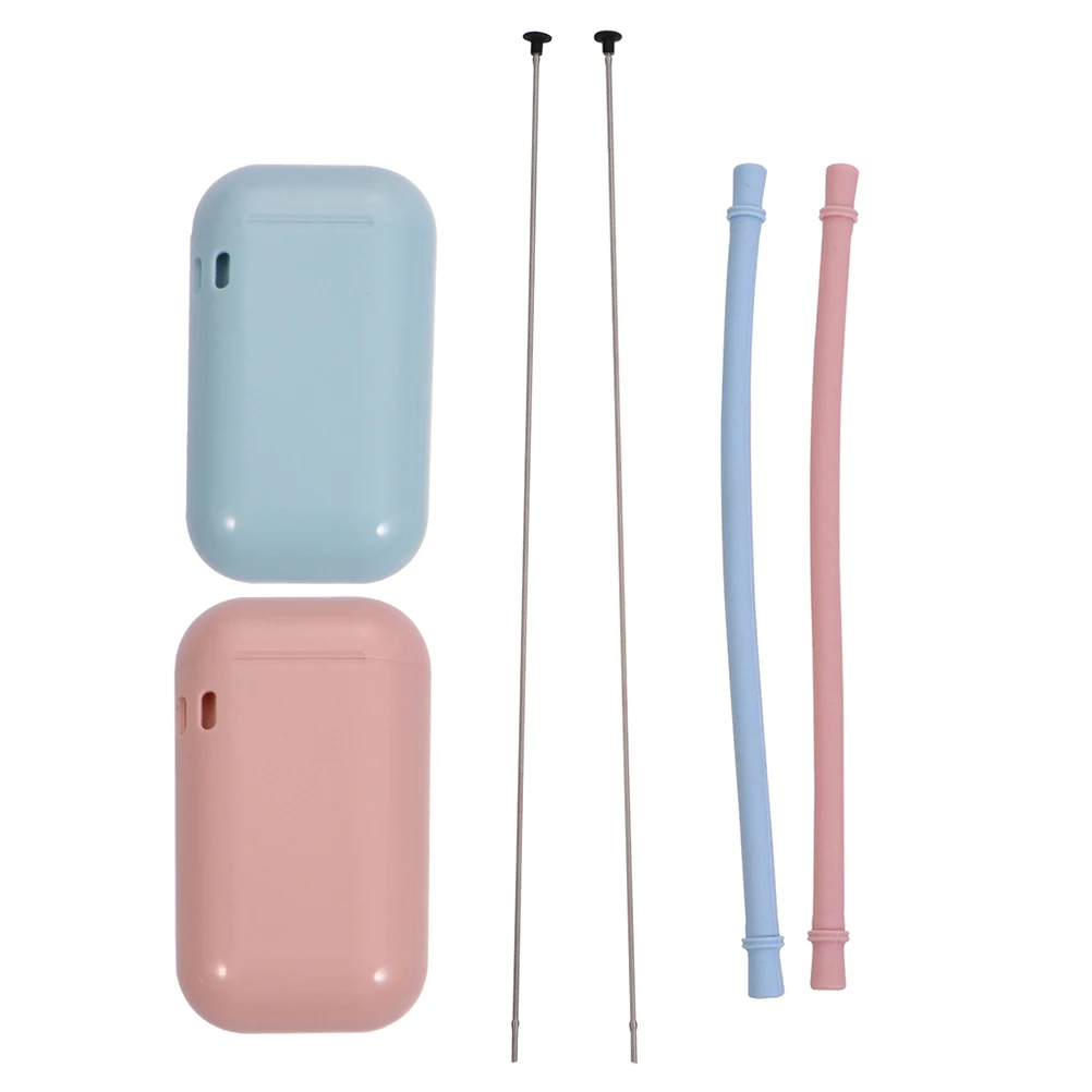 2 pcs Portable Reusable Pink PCS Foldable Drinking Beverage Reusable Drinking Straw Straw for Home Party Kitchen Bar Use
2 pcs Portable Reusable Pink PCS Foldable Drinking Beverage Reusable Drinking Straw Straw for Home Party Kitchen Bar Use