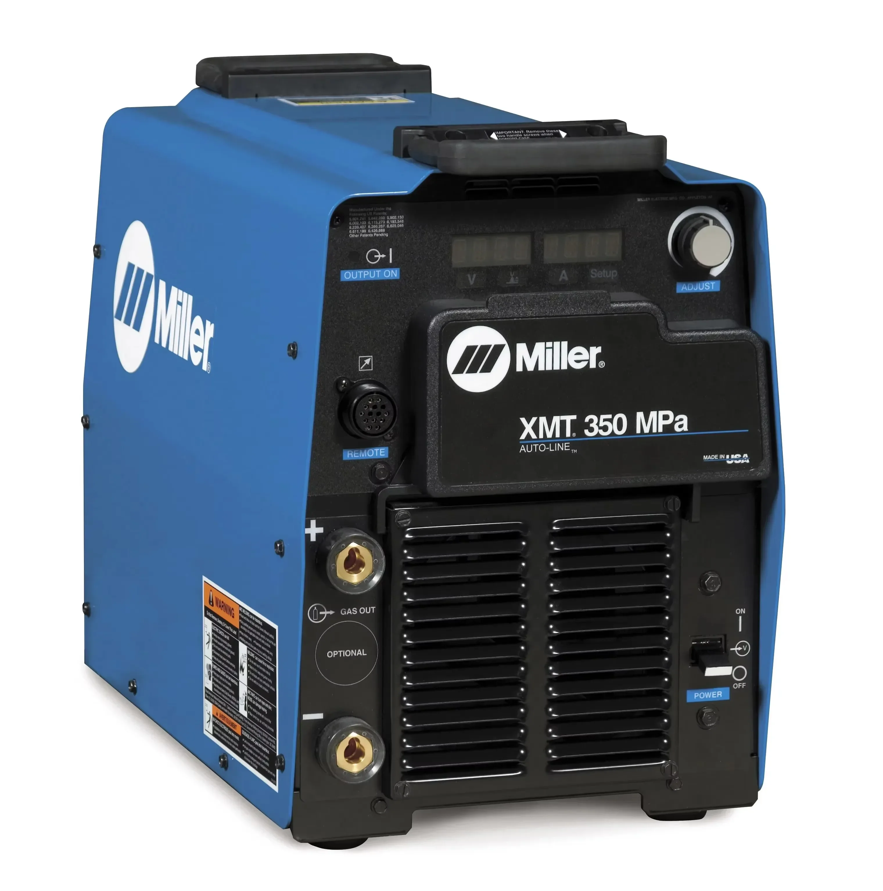 Miller XMT 350 MPa Multiprocess Welder with Auxiliary Power
Miller XMT 350 MPa Multiprocess Welder with Auxiliary Power