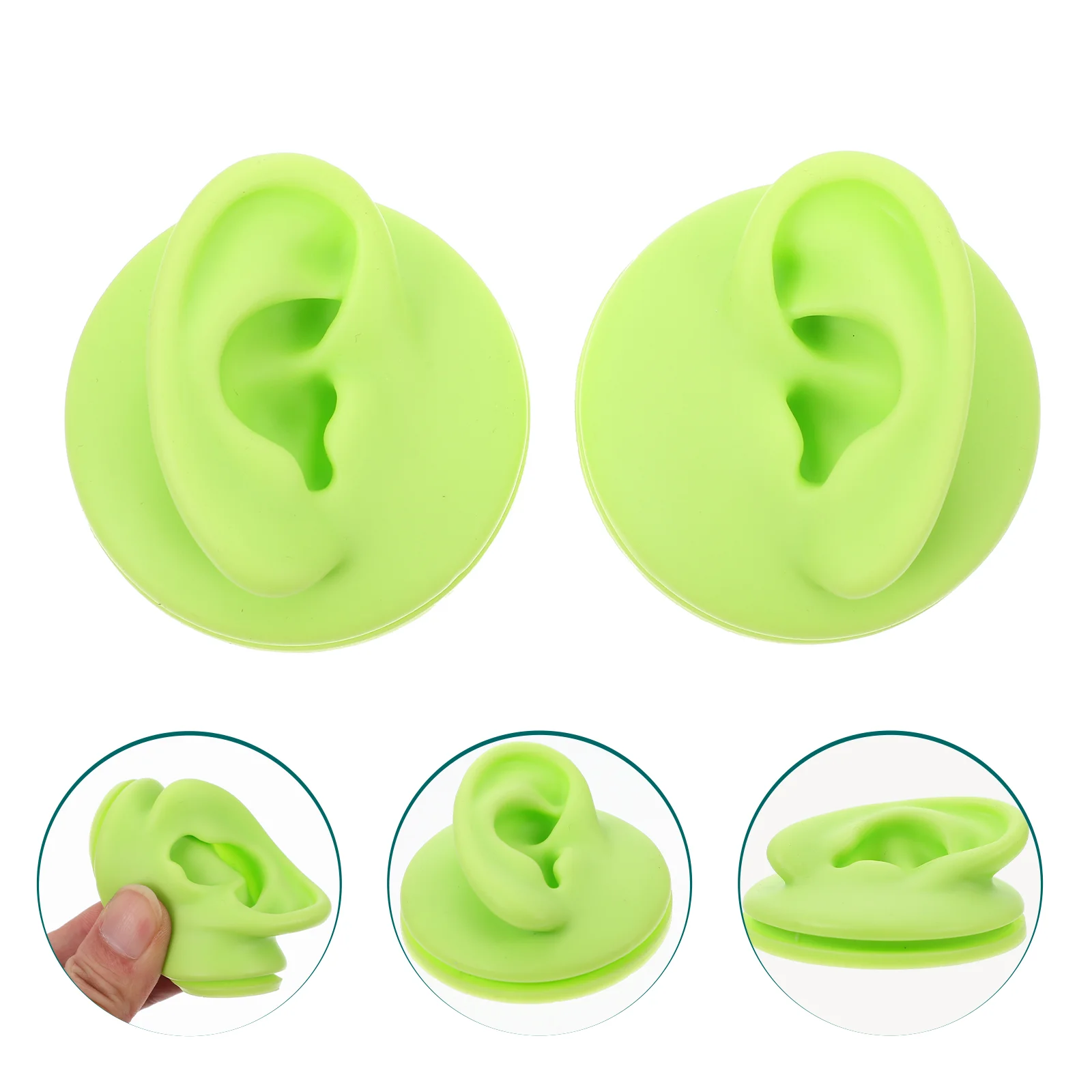 2 Pcs Colored Ear Model Teaching Artificial Simulator Medical Piercing Silica Gel Fake Display Silicone
2 Pcs Colored Ear Model Teaching Artificial Simulator Medical Piercing Silica Gel Fake Display Silicone