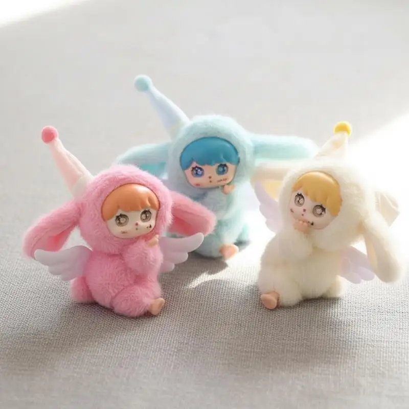 1pc Soft Fluffy Angel Bunny Vinyl Doll Plush Keychain Toys Pendant Home Ornament Backpack Hangings Stuffed Animals Birthday Gift
1pc Soft Fluffy Angel Bunny Vinyl Doll Plush Keychain Toys Pendant Home Ornament Backpack Hangings Stuffed Animals Birthday Gift
