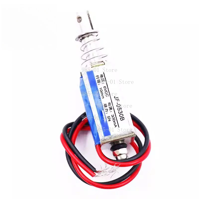 Электромагнит толкающего-тянущего типа JF-0530B, DC6V/12V/24V/0530Z 5N
Электромагнит толкающего-тянущего типа JF-0530B, DC6V/12V/24V/0530Z 5N