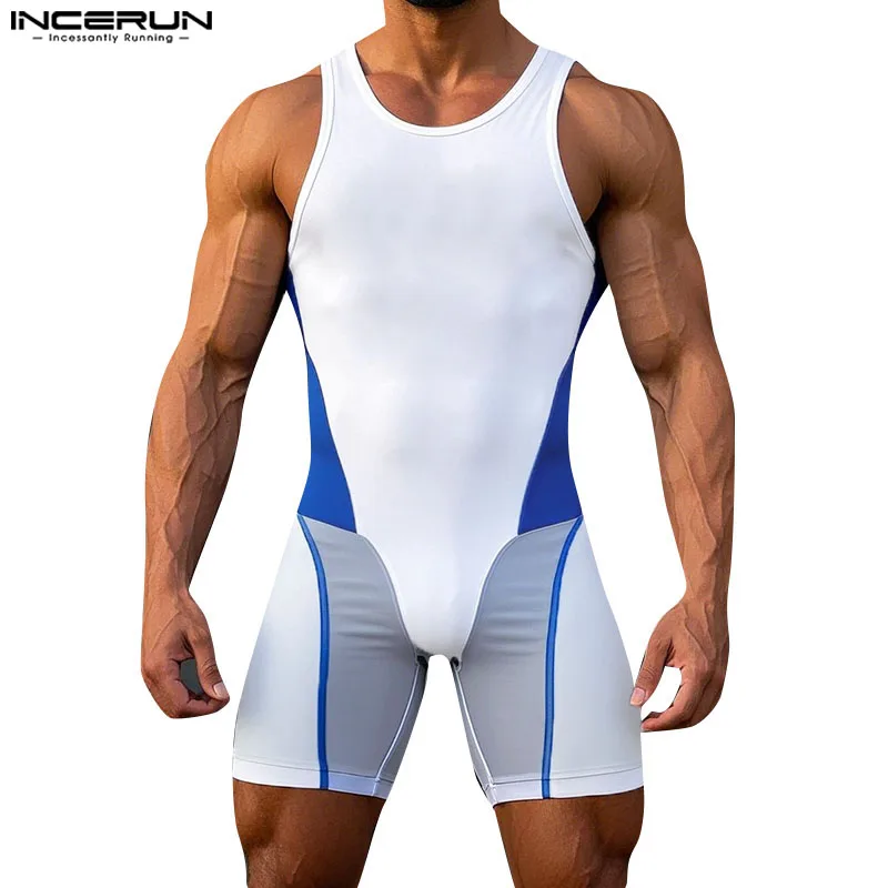 INCERUN Oversize Men Bodysuits Summer Patchwork O-neck Sleeveless Male Rompers Sexy Workout Streetwear Fashion Bodysuits S-3XL
INCERUN Oversize Men Bodysuits Summer Patchwork O-neck Sleeveless Male Rompers Sexy Workout Streetwear Fashion Bodysuits S-3XL