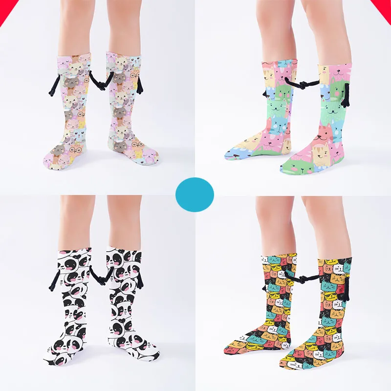 Funny animal holding hands socks sports cycling unisex magnetic hand socks funny mini collection pattern women's calf socks
Funny animal holding hands socks sports cycling unisex magnetic hand socks funny mini collection pattern women's calf socks