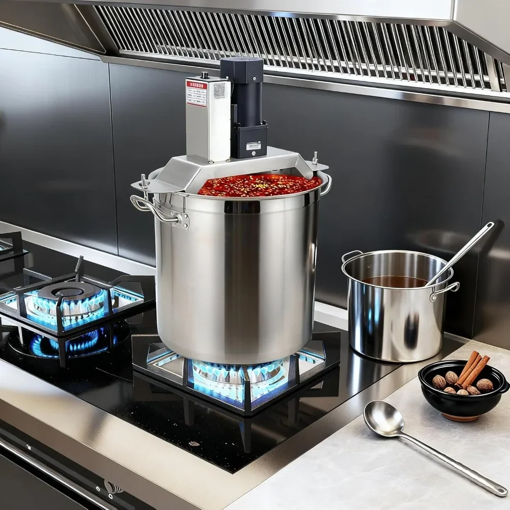 US Shipping Automatic Food Mixer 40L 10.5 Gal 110V 180W Stainless Steel Electric Cooking Mixer for Chocolate Paste Sauce Soup
US Shipping Automatic Food Mixer 40L 10.5 Gal 110V 180W Stainless Steel Electric Cooking Mixer for Chocolate Paste Sauce Soup