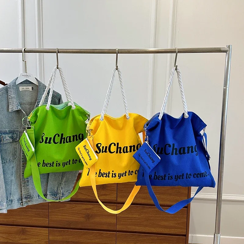 Simple Women Handbag Canvas Teenager Shoulder Tote Bags Ladies Casual Shoulder Bag Female High Capacity Shopping Bag
Simple Women Handbag Canvas Teenager Shoulder Tote Bags Ladies Casual Shoulder Bag Female High Capacity Shopping Bag
