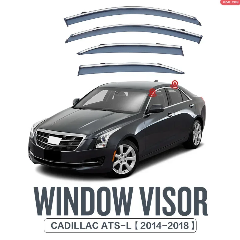 For CADILLAC ATS-L 2014-2018 Accessories Window Visor Rain Or Shine Side Window Deflector Visor Shades Ventvisor Strip Body Kit
For CADILLAC ATS-L 2014-2018 Accessories Window Visor Rain Or Shine Side Window Deflector Visor Shades Ventvisor Strip Body Kit