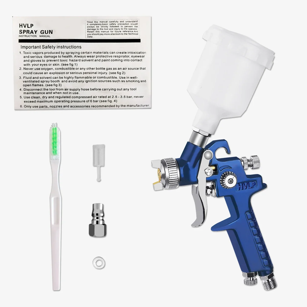 H2000P SUTU Compact Durable Repair Spray Gun 0.5/0.8MM Efficient Atomization Paint Sprayer Air Tool
H2000P SUTU Compact Durable Repair Spray Gun 0.5/0.8MM Efficient Atomization Paint Sprayer Air Tool
