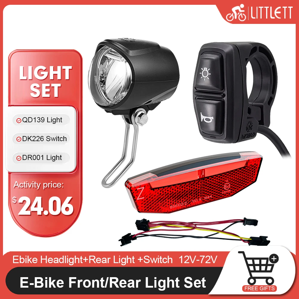 Ebike Light and Horn Switch, Headlight, Electric Bike, Scooter, Front, Tail, Rear, Warning Lights, Parts, Accessories, 12V-72V
Ebike Light and Horn Switch, Headlight, Electric Bike, Scooter, Front, Tail, Rear, Warning Lights, Parts, Accessories, 12V-72V