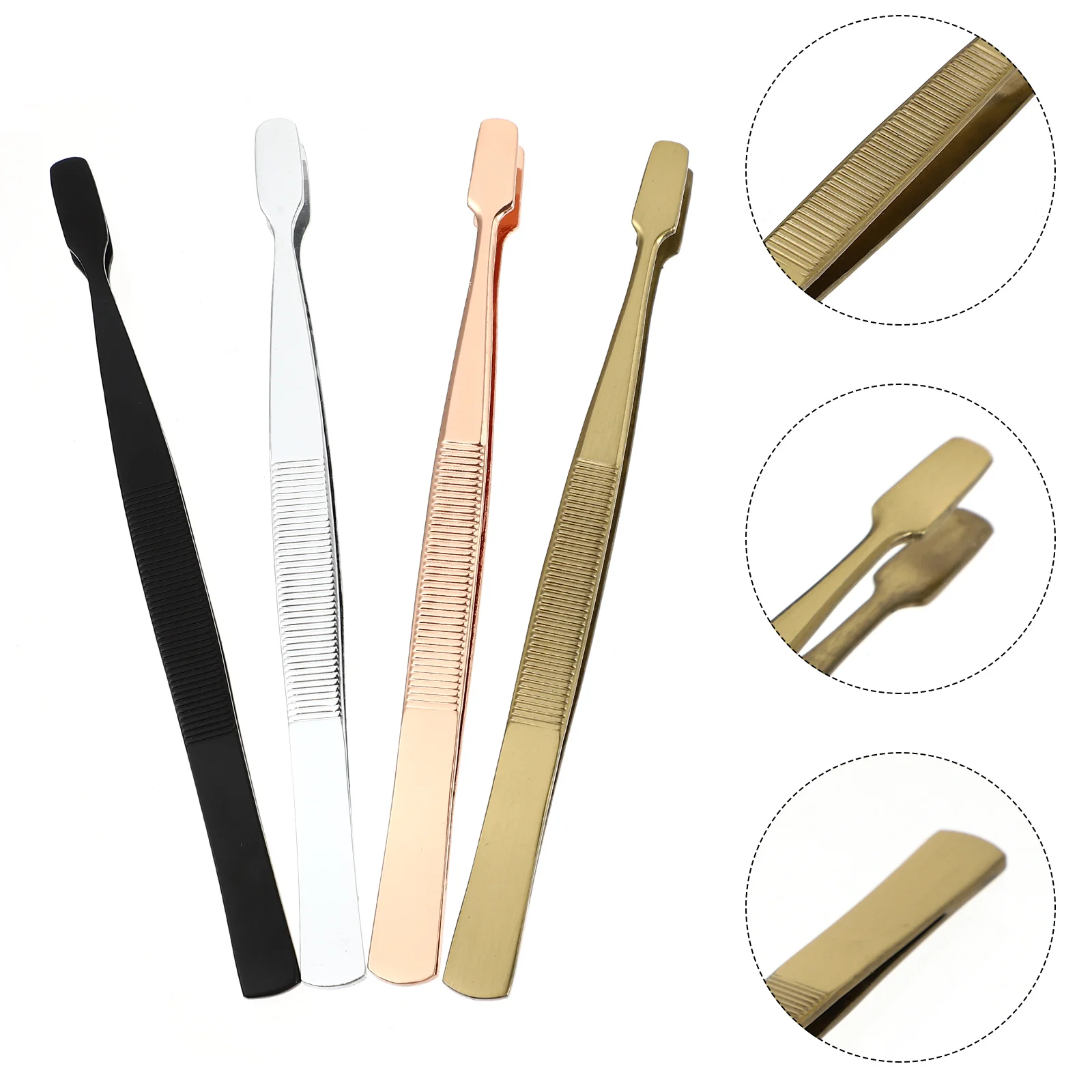 4 Pcs Philatelic Tweezers Stamp Pink Tip Lash Nail Stickers Anti-static Clip Stainless Steel Nipper Letter Women's
4 Pcs Philatelic Tweezers Stamp Pink Tip Lash Nail Stickers Anti-static Clip Stainless Steel Nipper Letter Women's