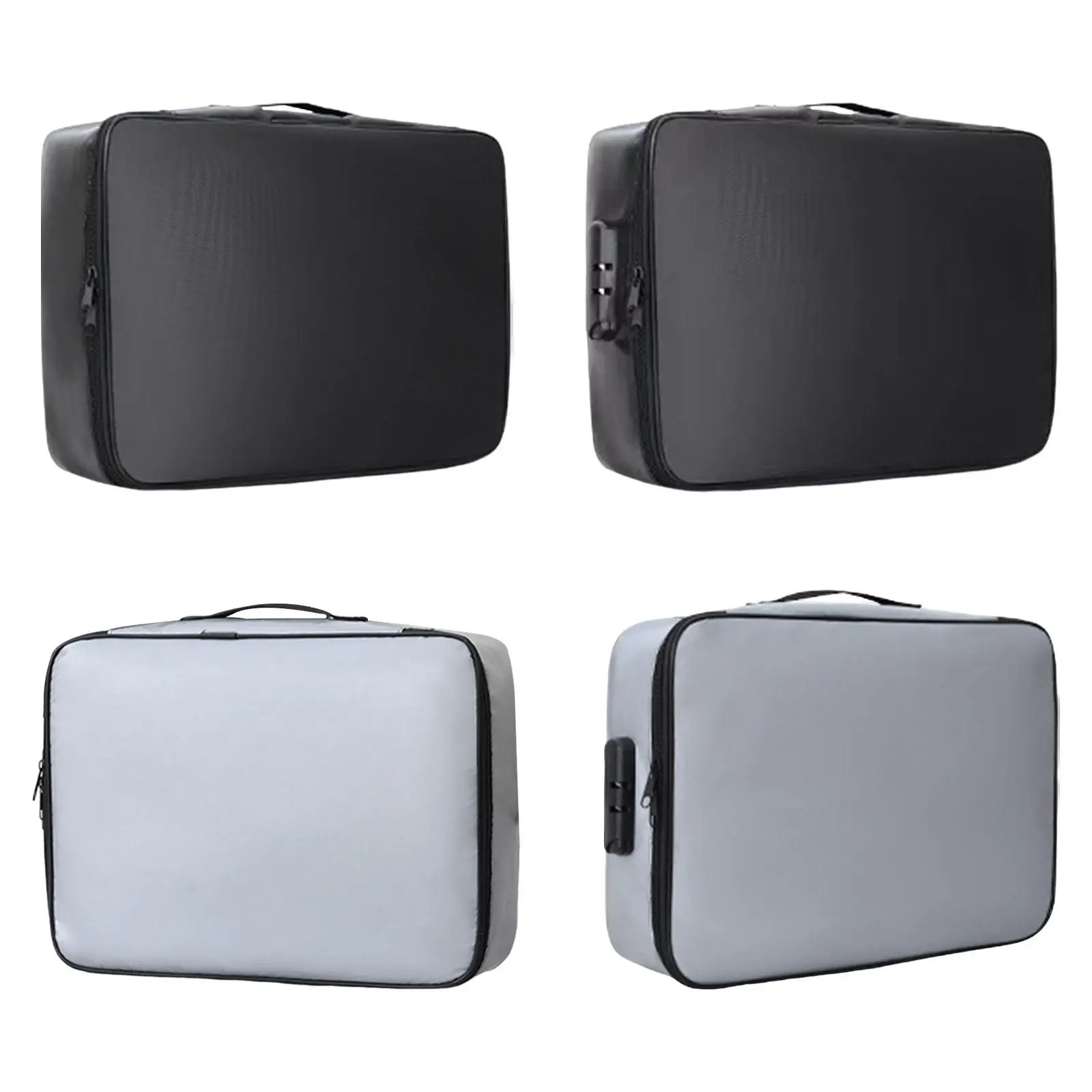 Secure Document Holder with Lock, Three-Layer File Storage Case with Zipper
Secure Document Holder with Lock, Three-Layer File Storage Case with Zipper