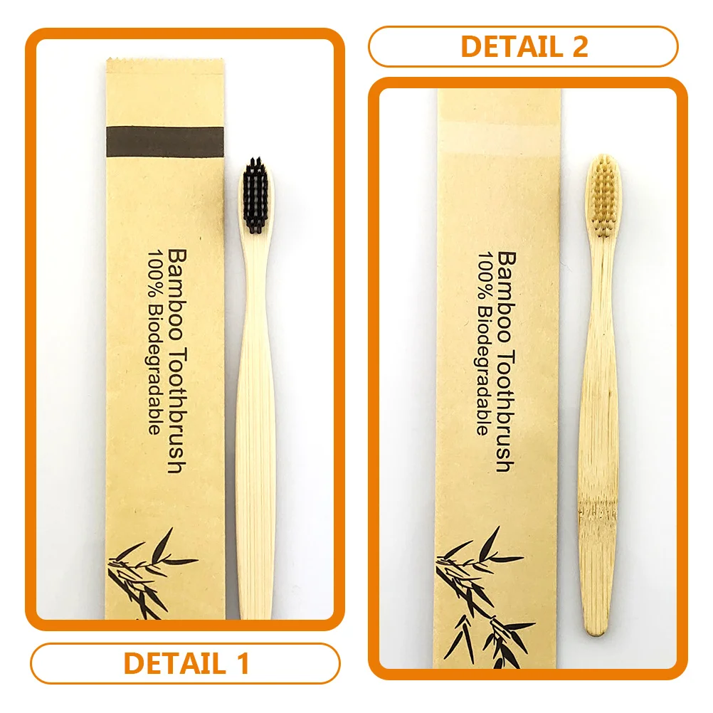 10 Pcs Bamboo Toothbrush Set Toothbrushes Manual Adult Travel Disposable Extra Soft
10 Pcs Bamboo Toothbrush Set Toothbrushes Manual Adult Travel Disposable Extra Soft