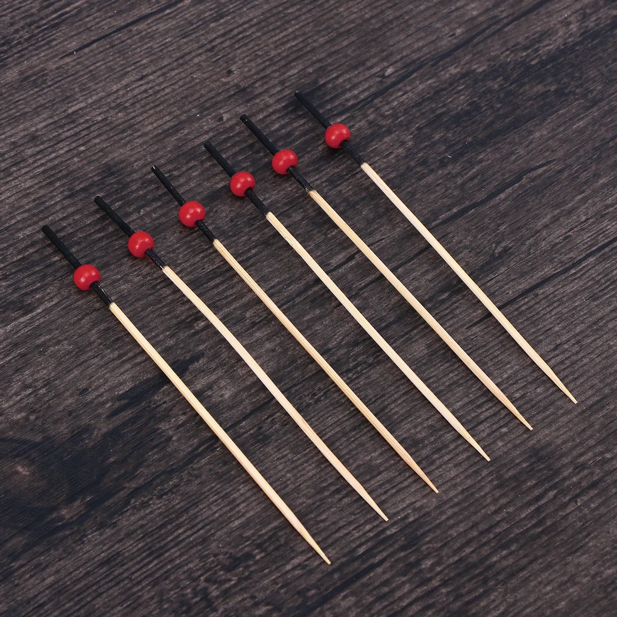 100 Pcs Bamboo Cocktail Picks Fruit Sticks Toothpick Red KTV Clubs Decor Garnish Sandwiches Mini Burgers Fruit
100 Pcs Bamboo Cocktail Picks Fruit Sticks Toothpick Red KTV Clubs Decor Garnish Sandwiches Mini Burgers Fruit
