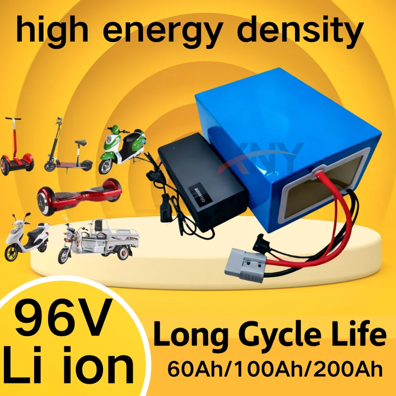 96V 60Ah 100Ah 200Ah Li-ion lithium battery Pack 300A 400A BMS for solar inverter、Electric vehicles, forklifts, golf carts
96V 60Ah 100Ah 200Ah Li-ion lithium battery Pack 300A 400A BMS for solar inverter、Electric vehicles, forklifts, golf carts