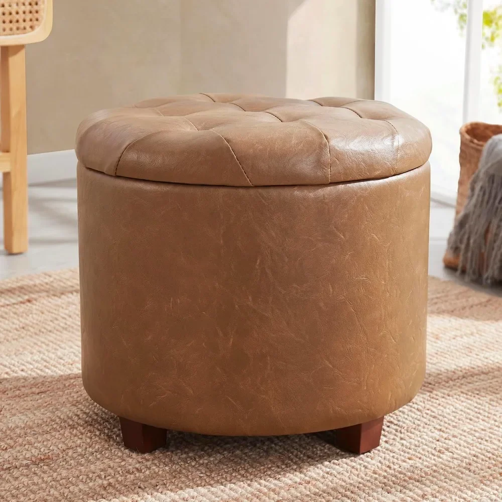 Home Decor Round Ottoman with Storage, Round Vanity Chair Stool Ottoman Pouf with Storage for Living Room and Bedroom
Home Decor Round Ottoman with Storage, Round Vanity Chair Stool Ottoman Pouf with Storage for Living Room and Bedroom