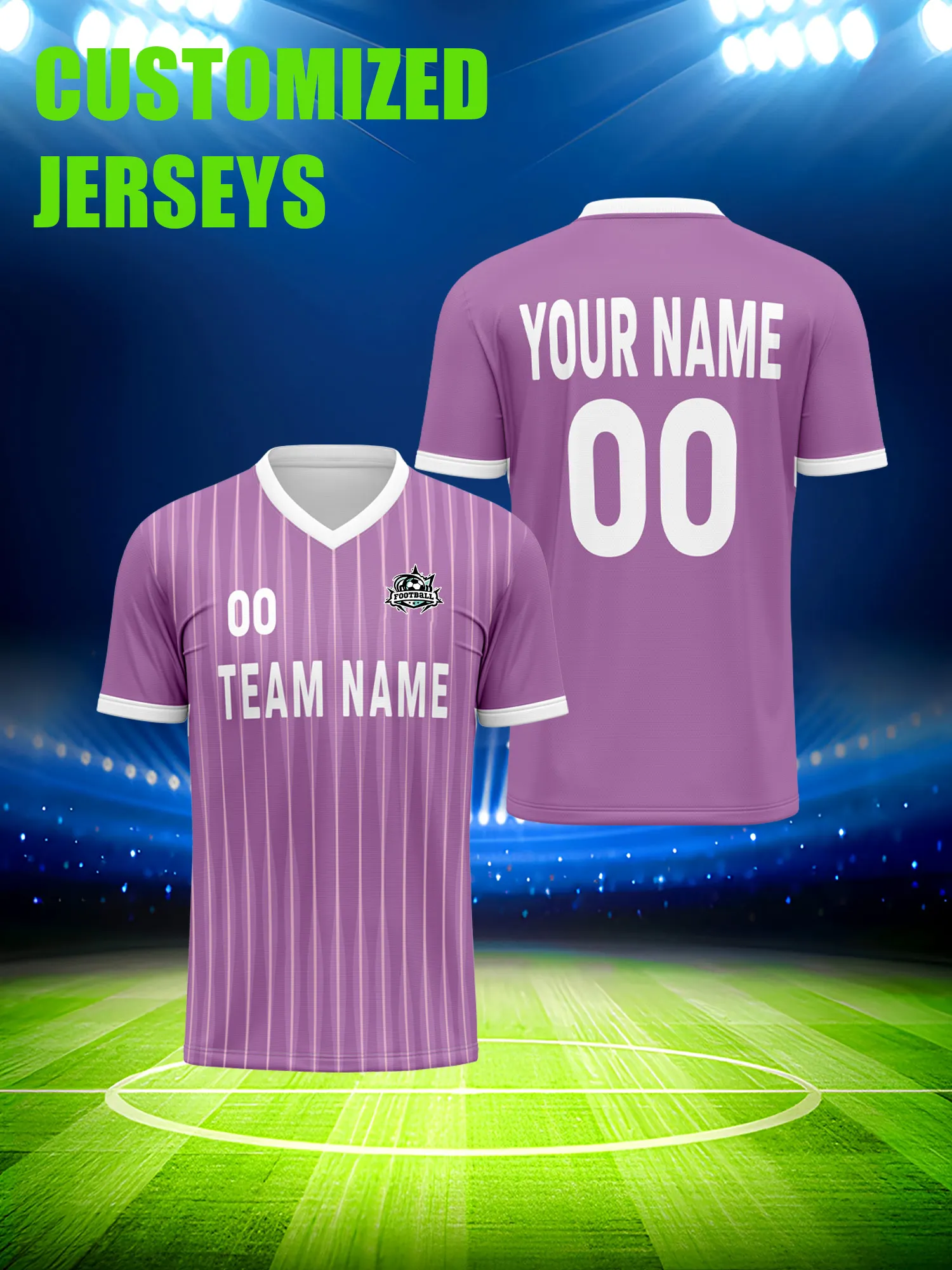 Custom Soccer Jersey With Custom Image, Number And Name, relaxed slim athletic build fit fan uniform
Custom Soccer Jersey With Custom Image, Number And Name, relaxed slim athletic build fit fan uniform
