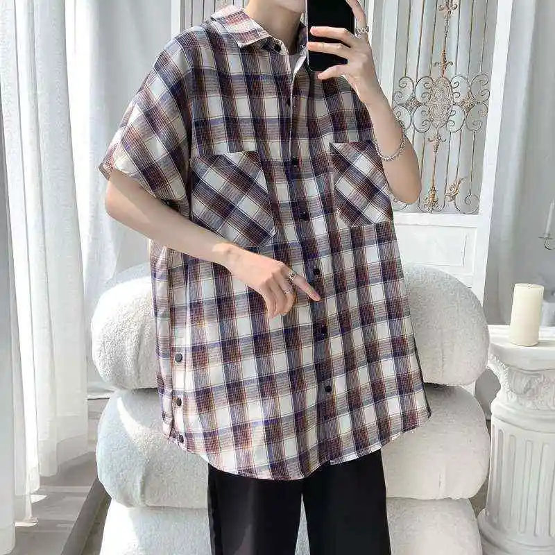 Summer Sle Plaid Vest with Slits ort Sve Men's irt Loose Fit adient Design Sun Protection Treaent Cotton 00%
Summer Sle Plaid Vest with Slits ort Sve Men's irt Loose Fit adient Design Sun Protection Treaent Cotton 00%