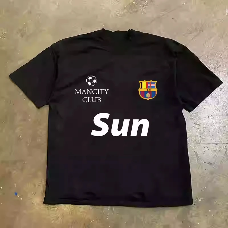 2025 American Retro Heavy Couple Women Short Sleeve T-shirt Men's High Quality Luxury Brand Selling Popular Style Ins Y2k
2025 American Retro Heavy Couple Women Short Sleeve T-shirt Men's High Quality Luxury Brand Selling Popular Style Ins Y2k