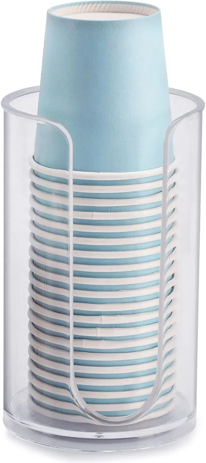 Small Bathroom Cup Dispenser for 3-5oz Paper Cups, Clear Plastic Holder for Vanity Countertop, Rinsing & Mouthwash Cups
Small Bathroom Cup Dispenser for 3-5oz Paper Cups, Clear Plastic Holder for Vanity Countertop, Rinsing & Mouthwash Cups