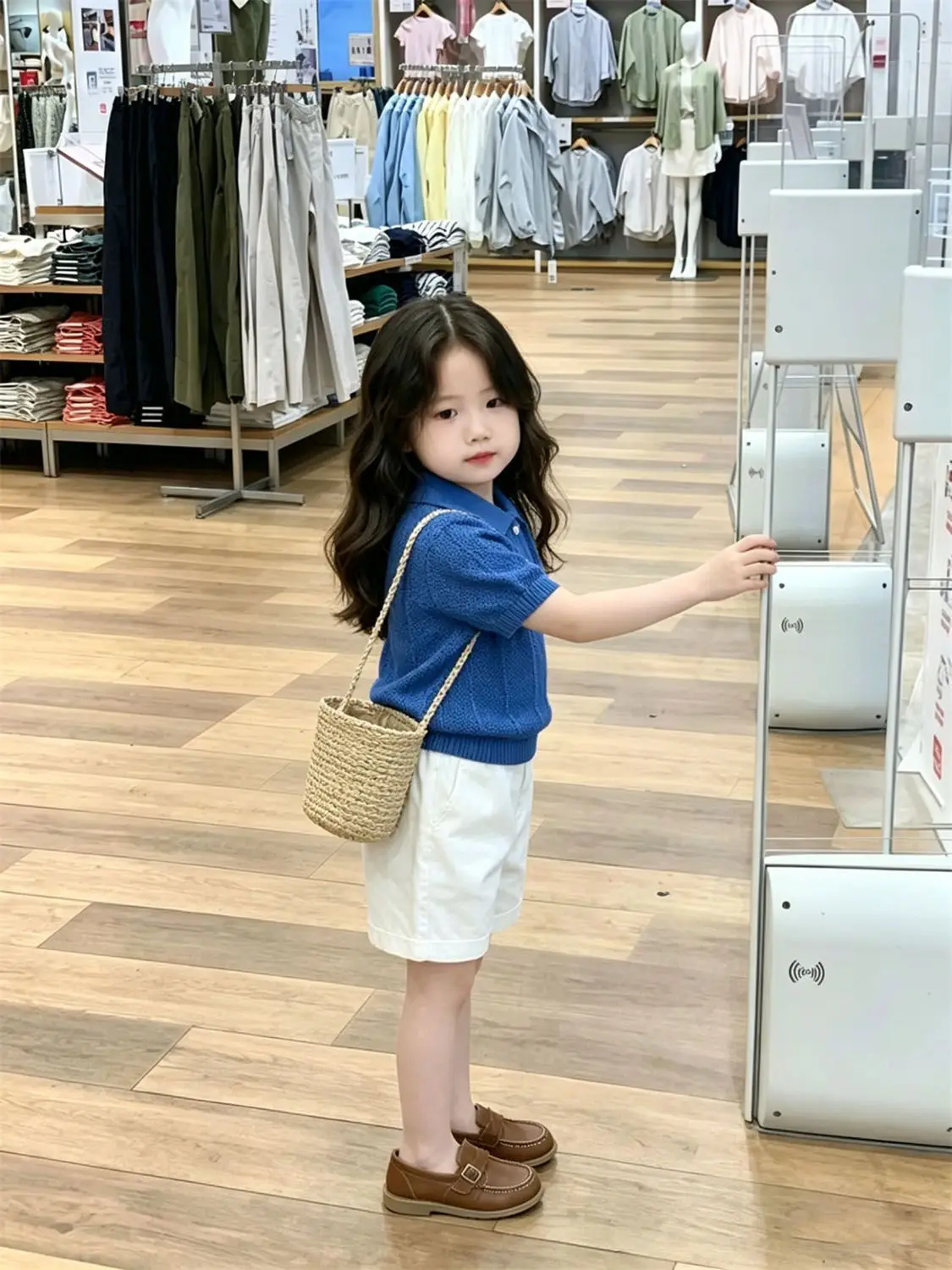 Girls Summer Clothing Sets 2026 New Arrival Blue Hollow Out Ice Silk Knitted Short Sleeve and White Casual Shorts Suit 2 Piece K
Girls Summer Clothing Sets 2026 New Arrival Blue Hollow Out Ice Silk Knitted Short Sleeve and White Casual Shorts Suit 2 Piece K