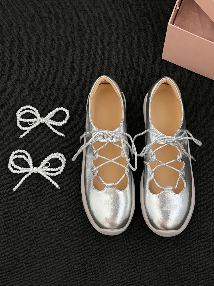 2025 New Japanese Original Design Ballet Bow Mary Jane Shoes Sweet Girl Student Platform Casual Versatile Space-up Sports Shoes
2025 New Japanese Original Design Ballet Bow Mary Jane Shoes Sweet Girl Student Platform Casual Versatile Space-up Sports Shoes